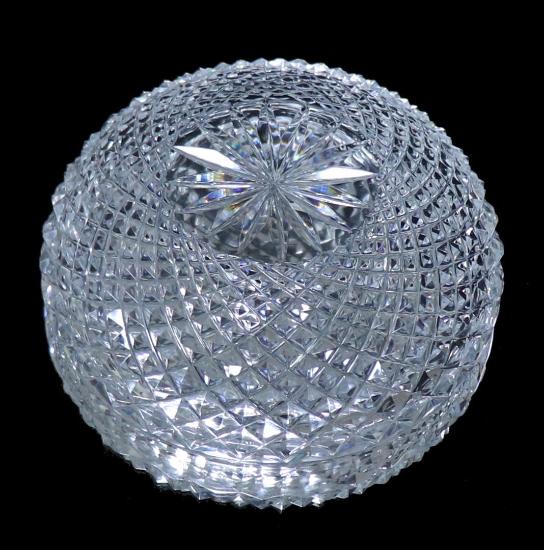 オールド・バカラ 最高級 春海好み 霰切子大型丸鉢 懐石道具 ディアマン ビゾー