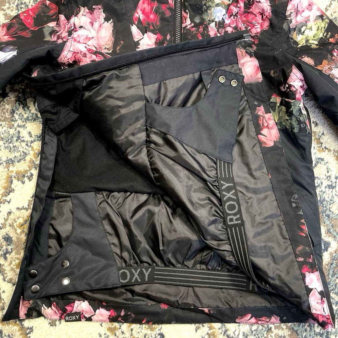 ROXY 花柄 スノーボードウェア 140 ジャケットのみ キッズ #1