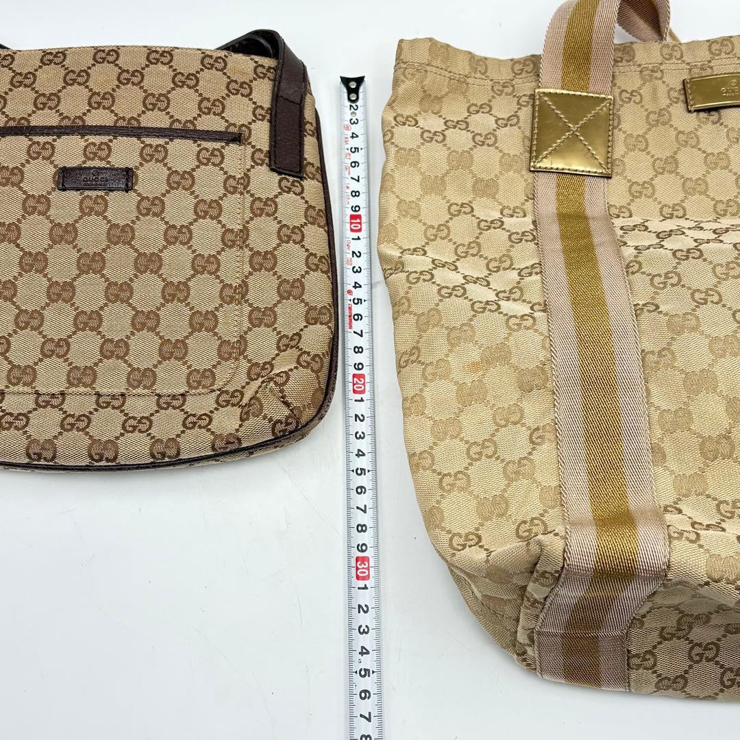 グッチ GG キャンバス トート ショルダーバッグ まとめ0713-S6810s