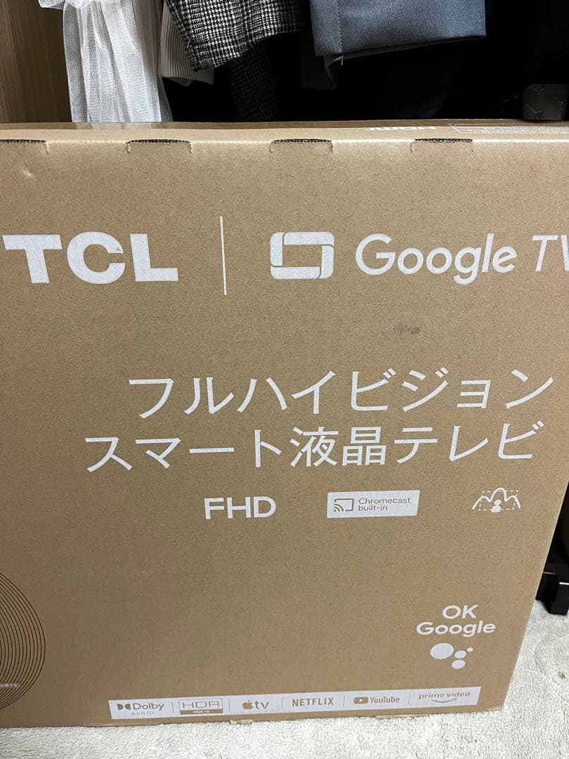 【新品未使用未開封品】TCL フルハイビジョン40型スマート液晶テレビ