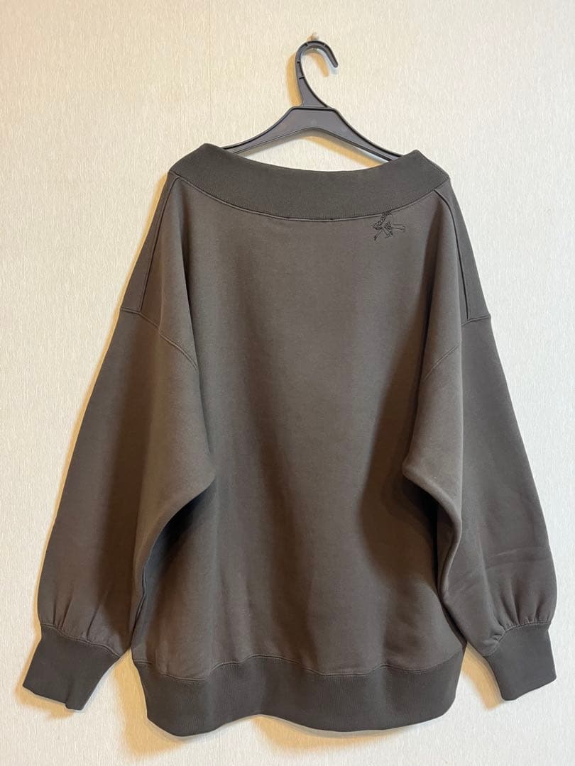 Ronde刺繍裏毛プルオーバー