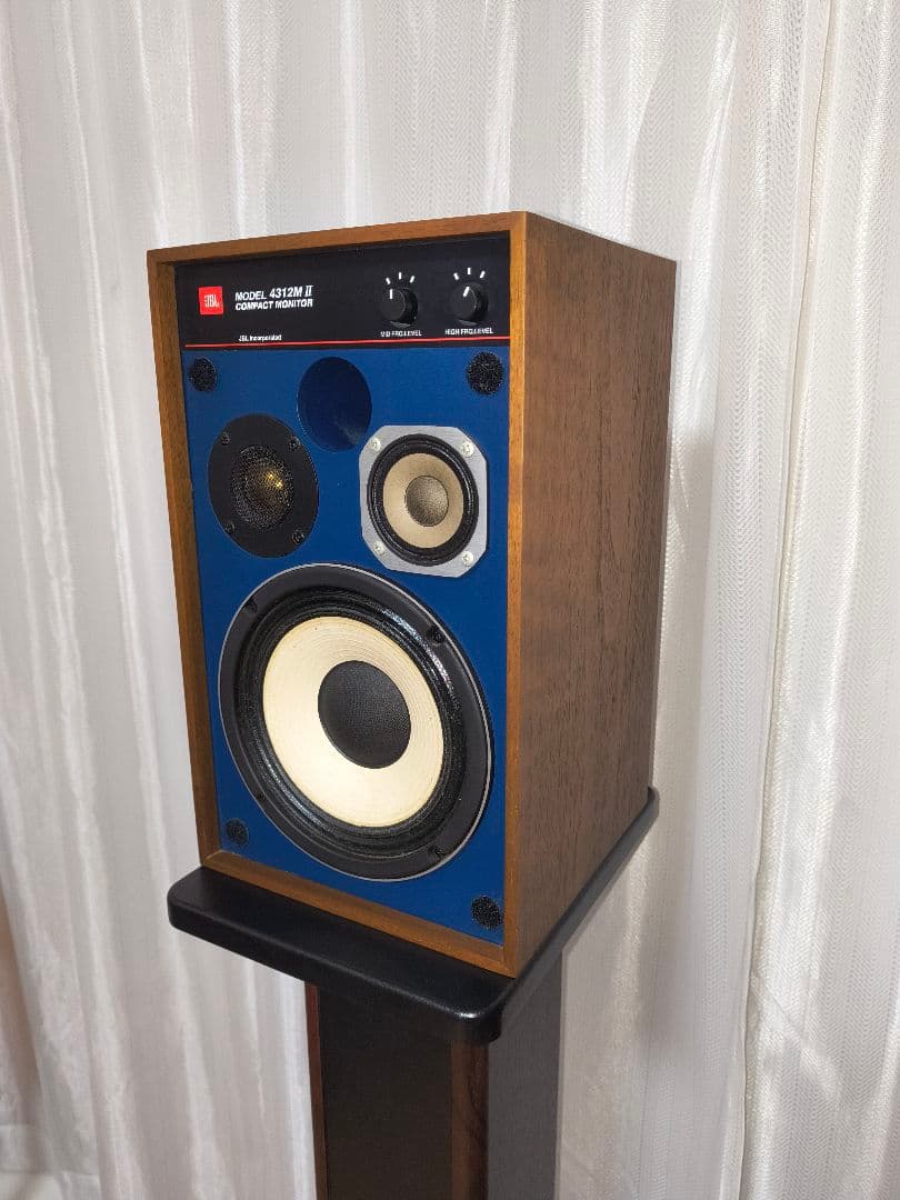 【完動品】JBL 4312M II 3wayスピーカー＆スタンド＆ケーブルセット