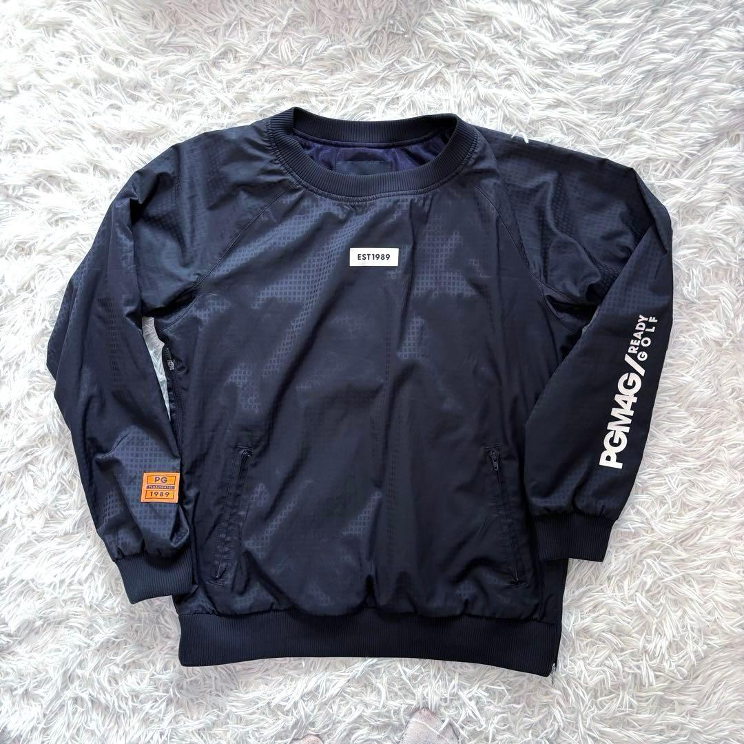 パーリーゲイツ ツインスニード ボックス ボーダー 千鳥 蓄熱 ブルゾン