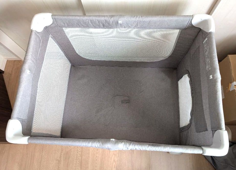 KATOJI グレー ベビーベッド