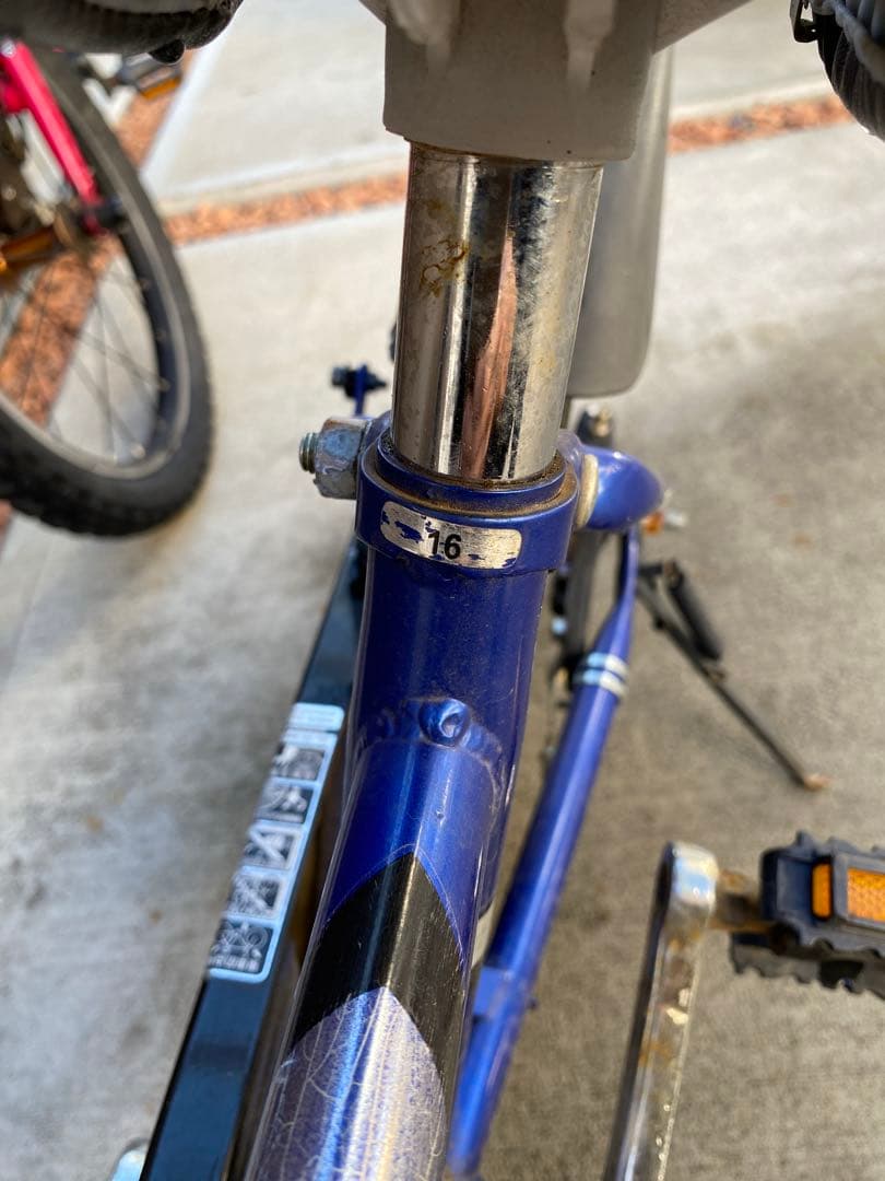 値下げ★幼児用自転車 16インチ キッズ　青