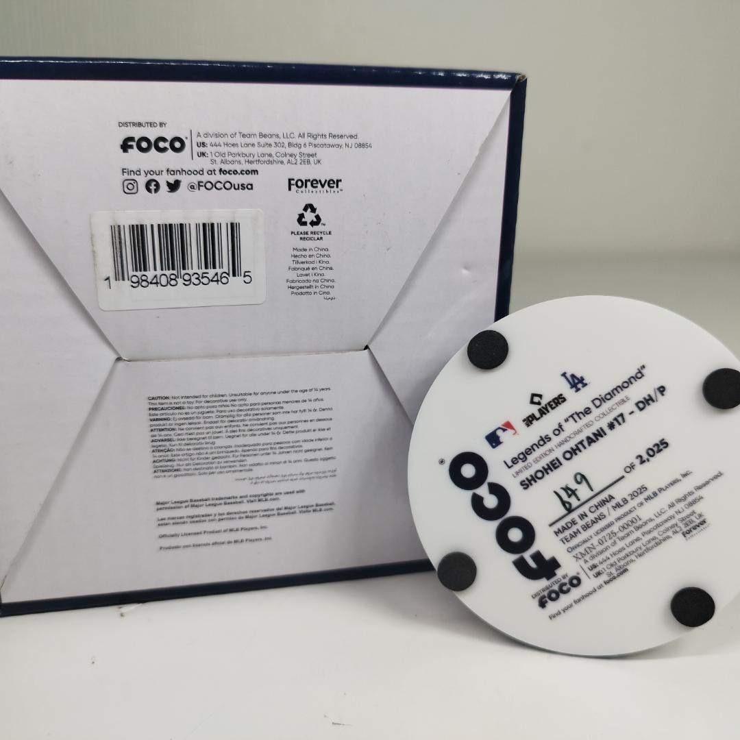 大谷翔平 ドジャース ボブルヘッド FOCO Hitting バブルヘ I0TZ