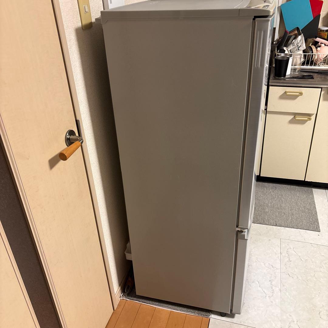 SHARP 2ドア冷蔵庫 167L SJ-D17F-S 2020年製