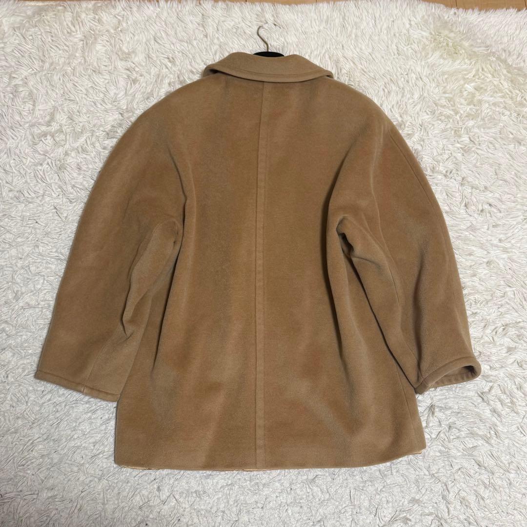 最高級白タグ/ラナウール✨マックスマーラ コート キャメル 40 ダブルブレスト