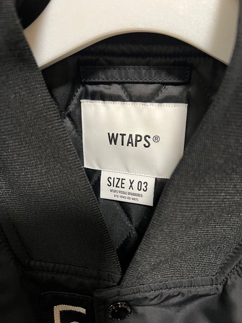 ジャケット・アウター WTAPS TEAM JACKET 03 BLACK