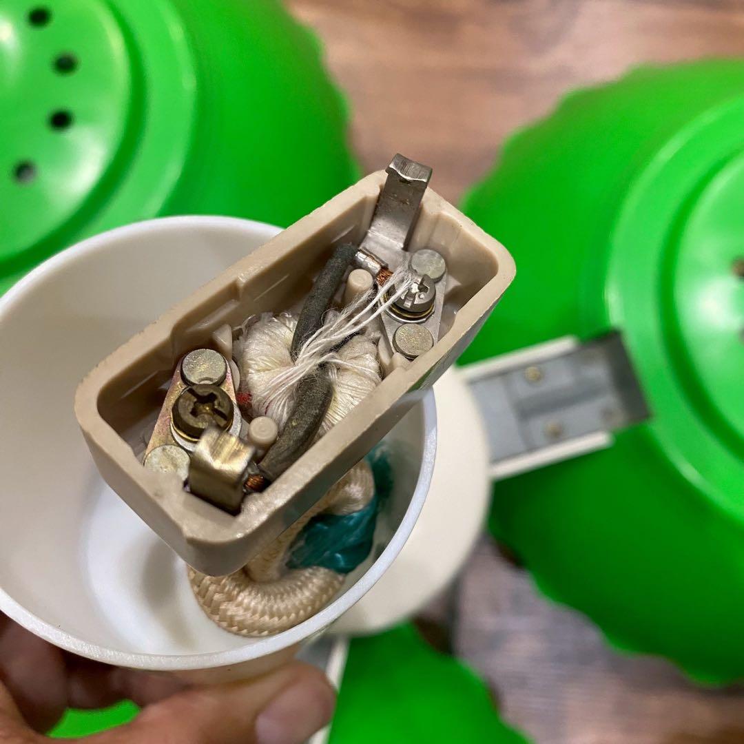 緑 グリーン 3灯 天井照明 昭和レトロ 当時物 レトロポップ インテリア