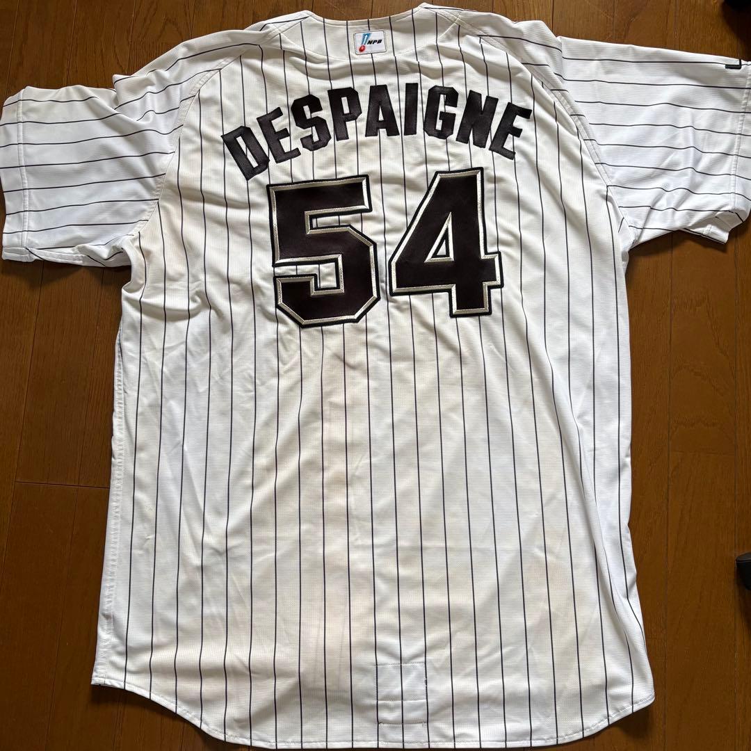 デスパイネ 実使用ユニ 2016 SB戦 ヒロイン 直筆サイン 土汚れ有 証付