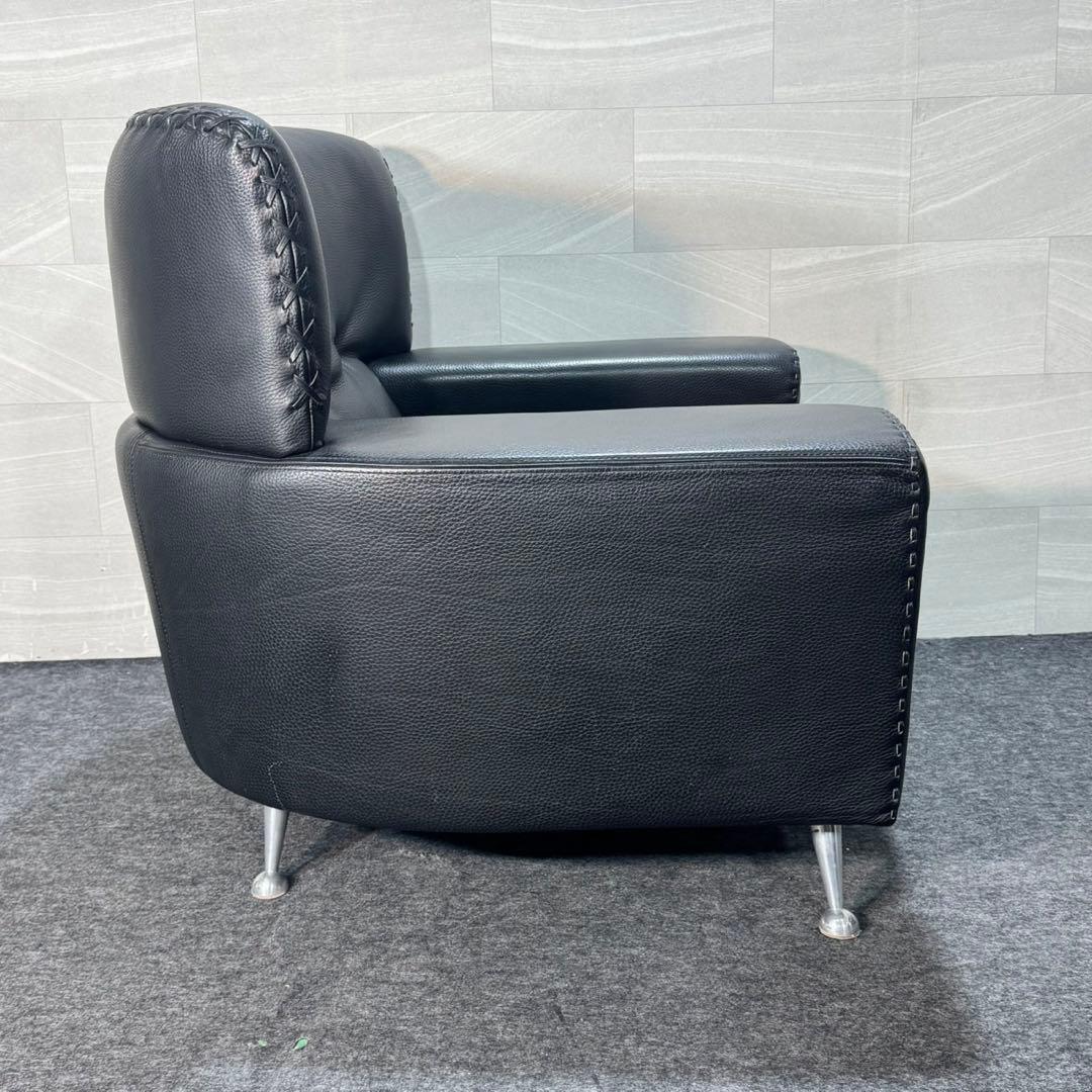 本革ソファ チェア 1人掛け 高級家具 おしゃれ 輸入家具 ドイツ製 d3514