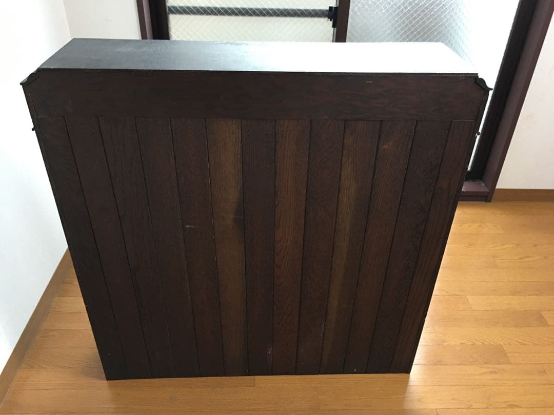 英国アンティーク　ビューロー　キャビネット/本棚/ガラス食器棚/飾り棚/店舗什器