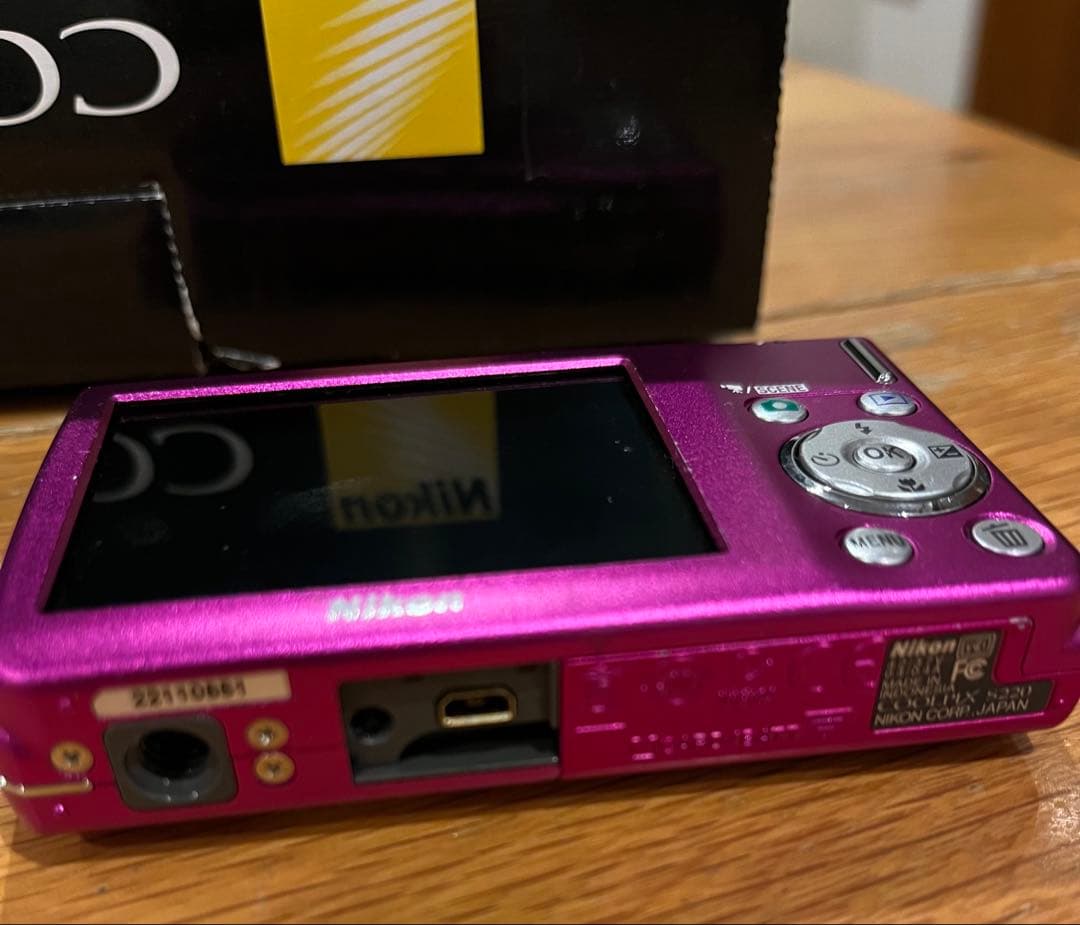 Nikon COOLPIX S220 デジタルカメラ ピンク