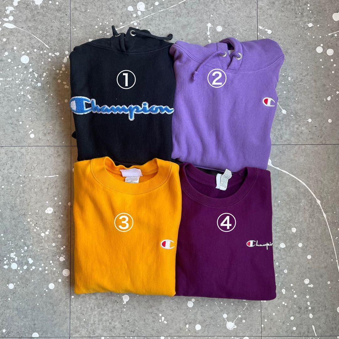 海外製 00s Champion リバースウィーブ 4色セット