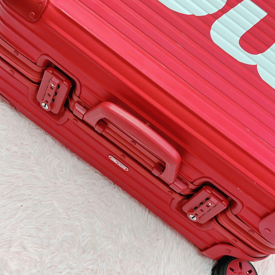 supreme RIMOWA コラボ キャリーケース 45L レッド