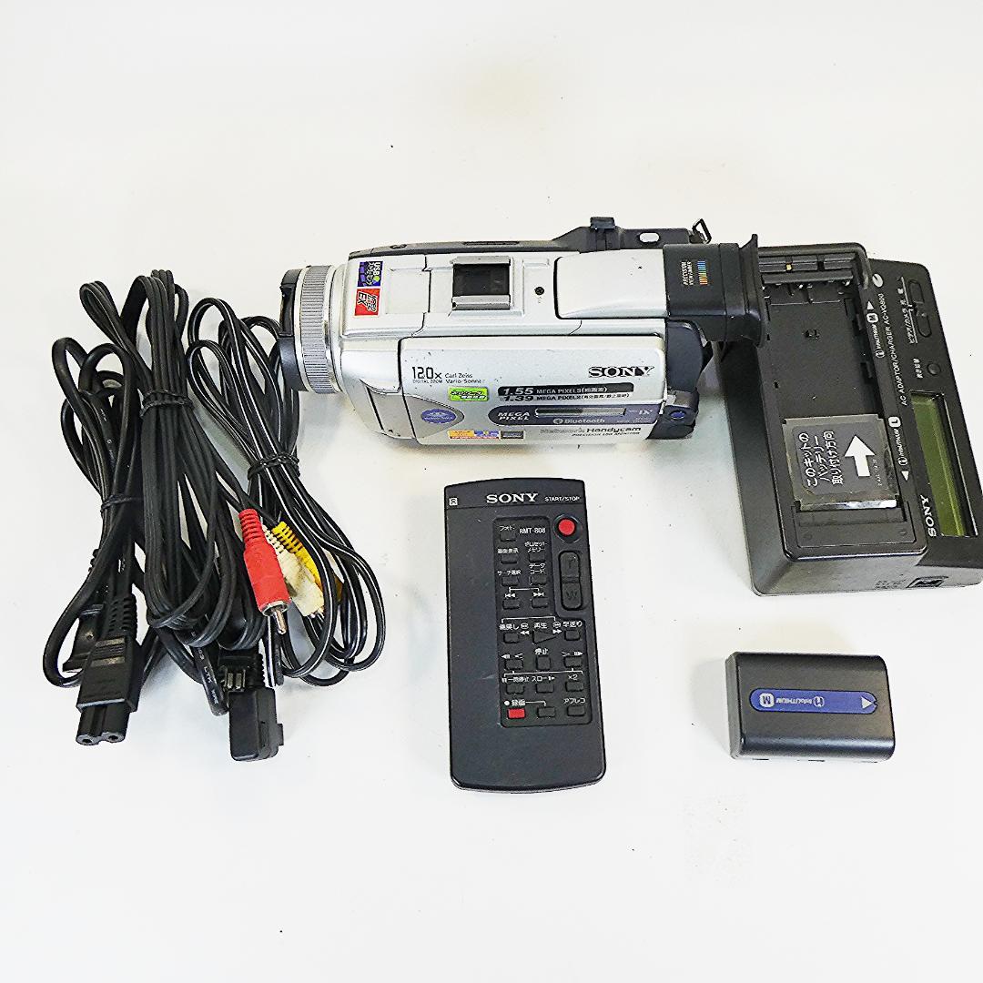 動作品ソニー DCR-TRV50 Mini DVビデオカメラDVDダビングに最適