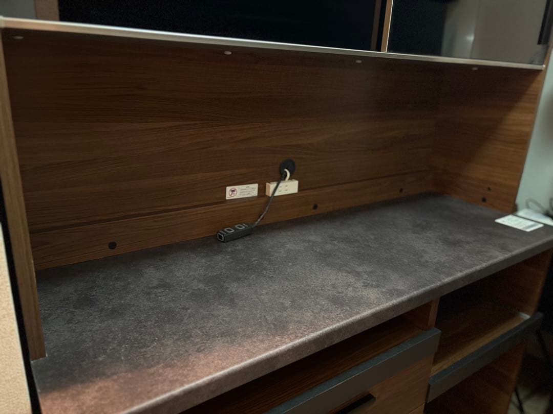 【やなしん】パモウナオープンボード SY-1400Rウォールナット幅140