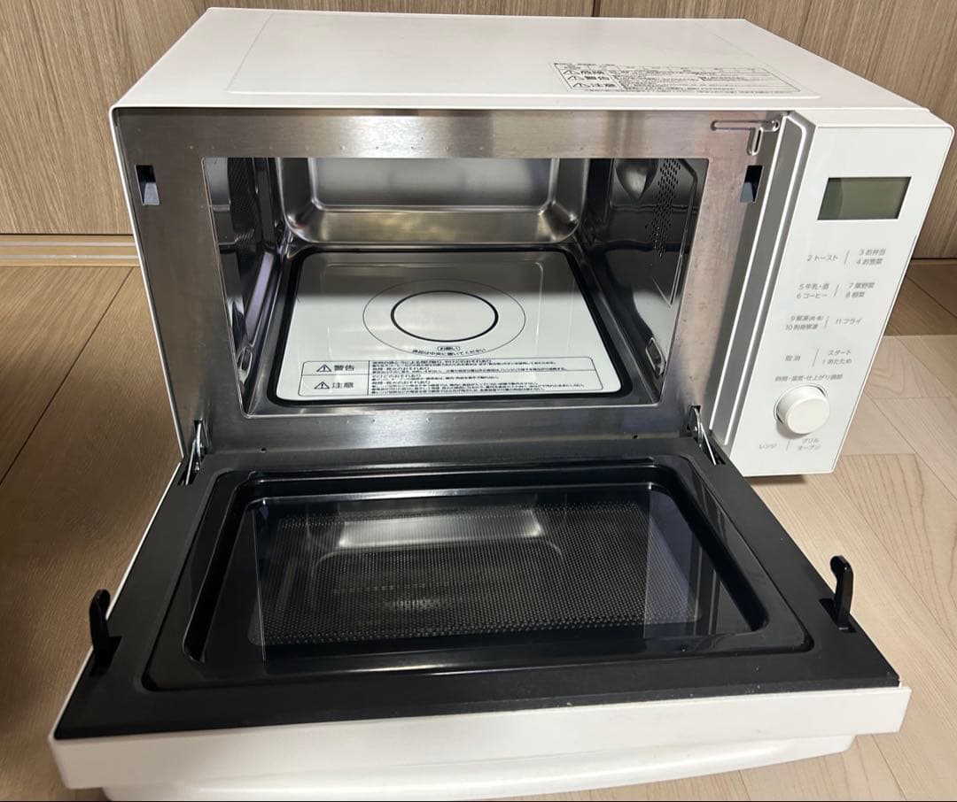 アイリスオーヤマ オーブンレンジ MO-F1809-CW 2023年製 18L