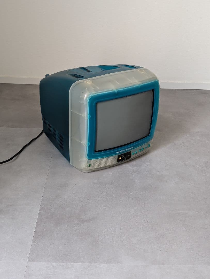 90's y2kデザイン HITACHI スケルトン TV ヴィンテージ