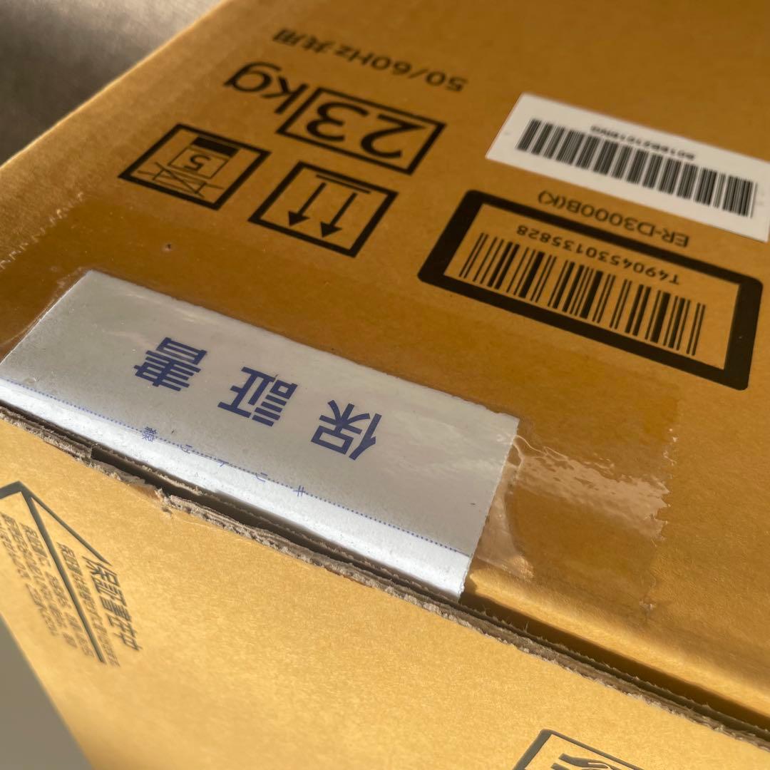 未開封 東芝 過熱水蒸気オーブンレンジ 石窯ドーム ER-D3000B-K