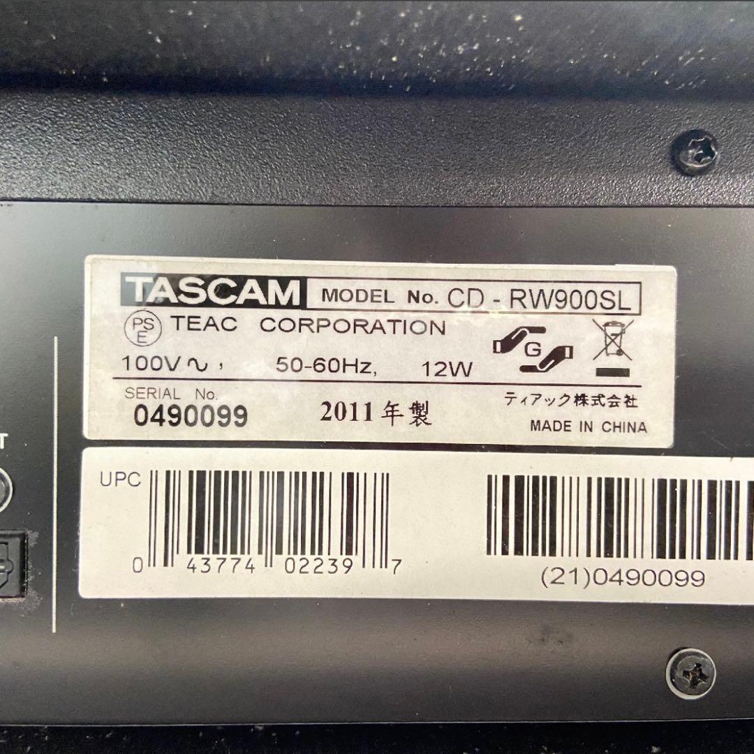 【美品】TASCAM CD-RW900SL タスカム 業務用CDレコーダー