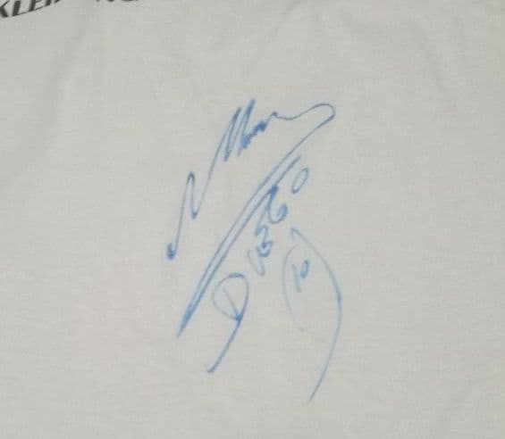 超レア ディエゴマラドーナ ナポリ入団会見時 着用モデル Tシャツ