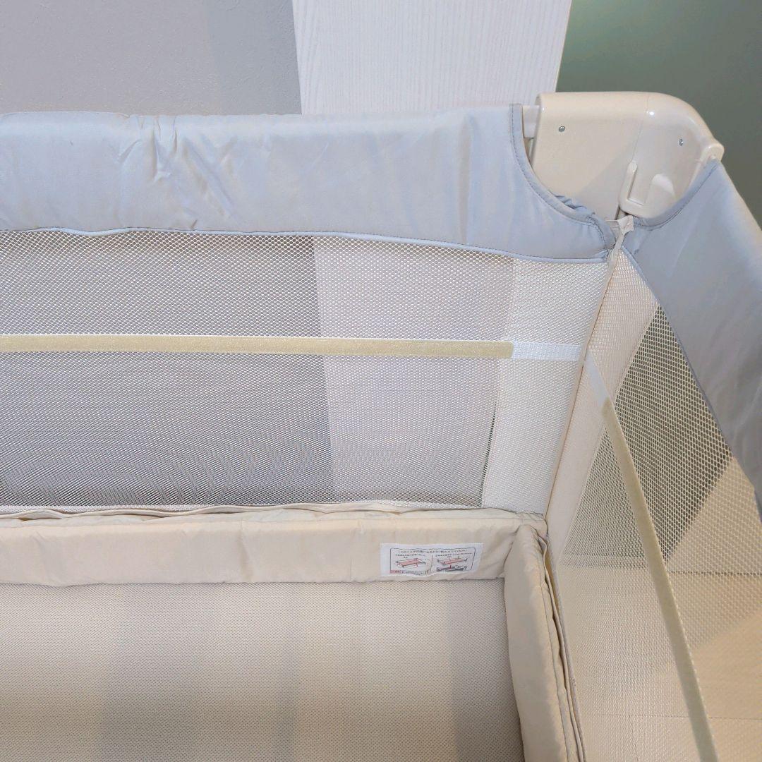 【美品】Aprica アップリカ ココネルエアー AB 折りたたみ ベビーベッド