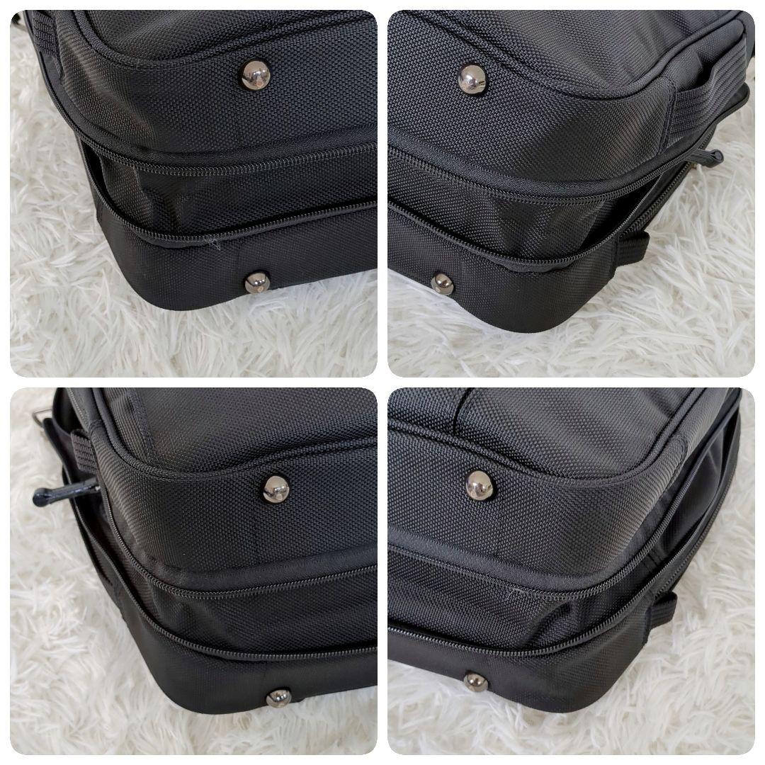 未使用級✨️エースジーン　ビジネスバッグ　ショルダー　3way　ブラック　拡張