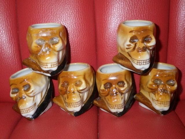 50'S★死神★スカル★デカンタ★ビンテージ★ポイズンボトル★髑髏★骸骨★毒瓶