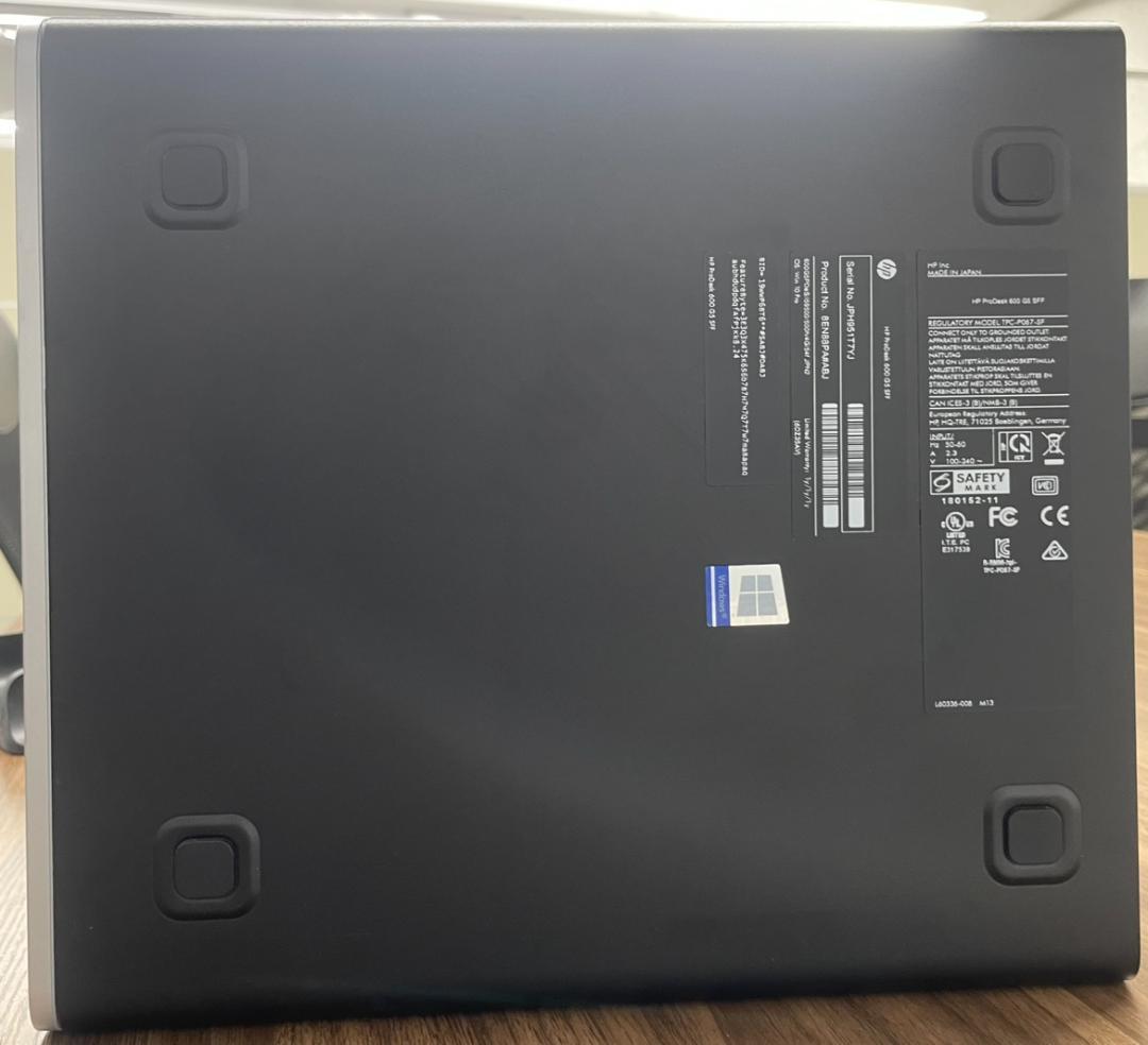 HP ProDesk 600 G5 SFF　ジャンク品PC