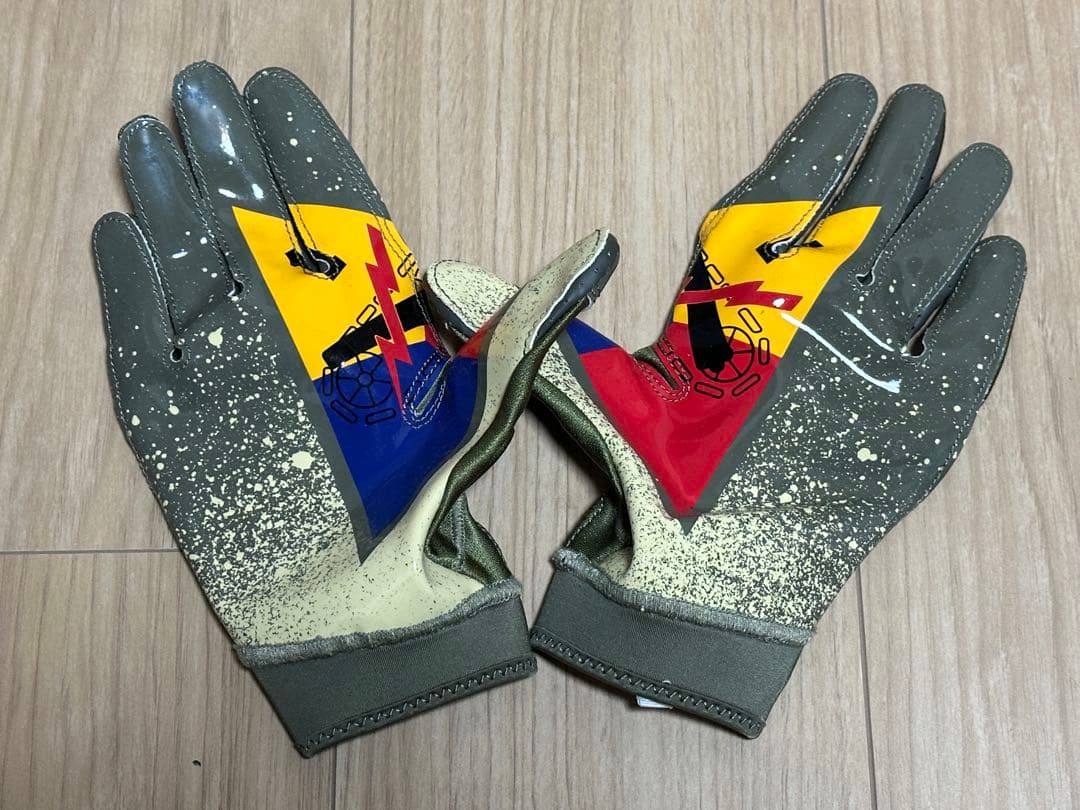 Nike アメリカンフットボールグローブ L メリーランド NCAA