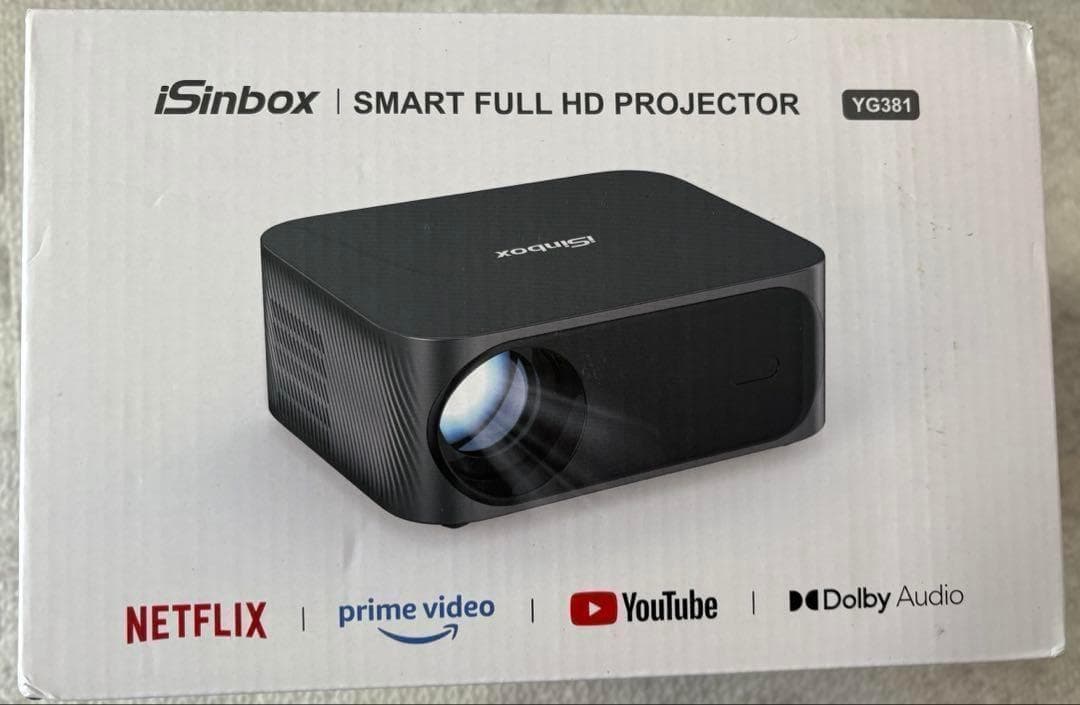 家庭用プロジェクター 小型 700ANSIネイティブ1080p 電動フォーカス