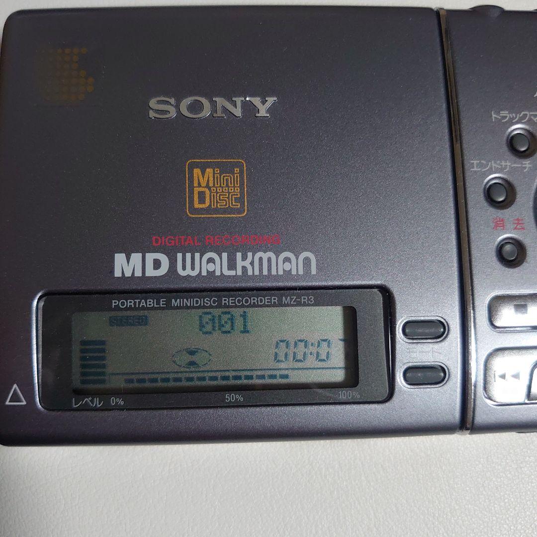 【動作確認済】『SONY』 MZ-R3 ポータブルMDレコーダー