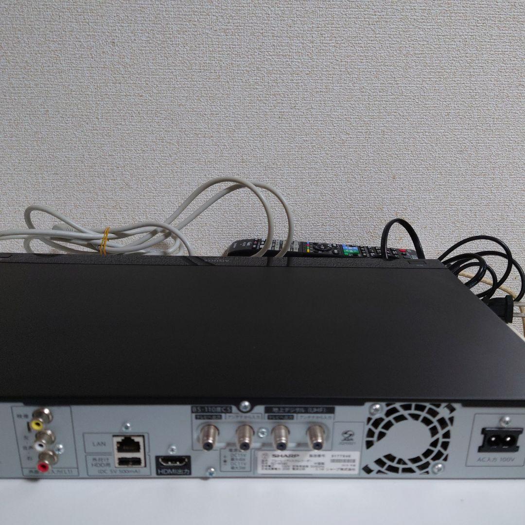 SHARP ブルーレイレコーダー BD－W580 2番組同時録画　リモコン