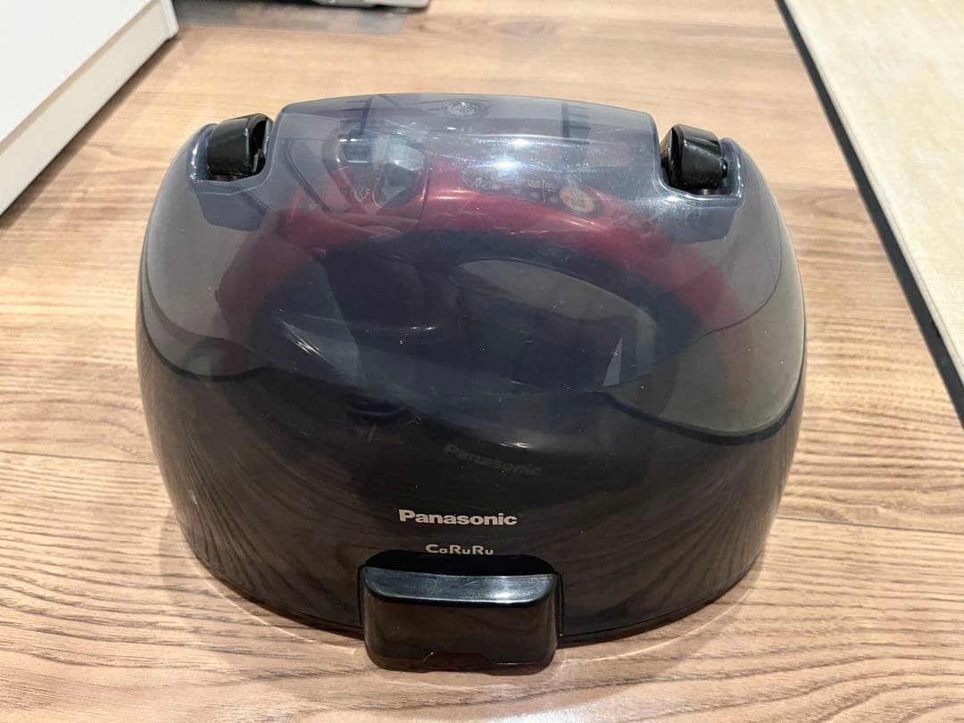 Panasonicレッド アイロンパナソニック コードレススチームWヘッド