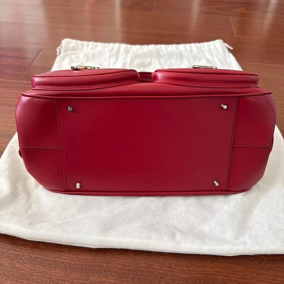Christian Dior ジョンガリアーノ　バッグ　赤