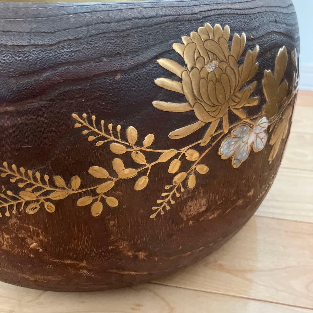 火鉢　アンティーク　茶道