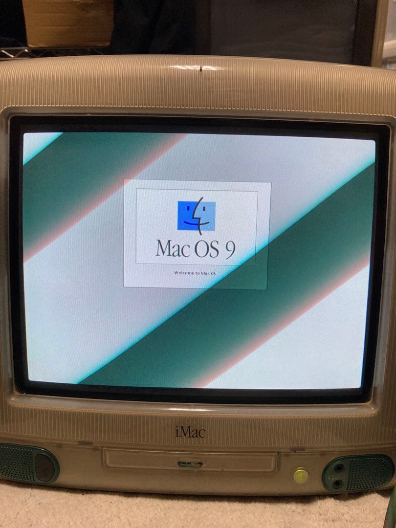 Apple iMac 初代　G3 グリーン　スケルトン