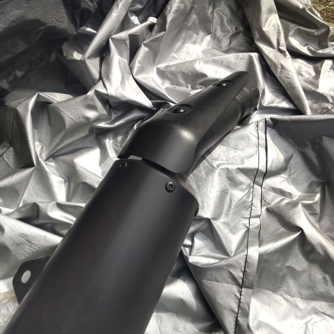 レブル250用モリワキ ブラックマフラー「装着使用距離100㌔位」