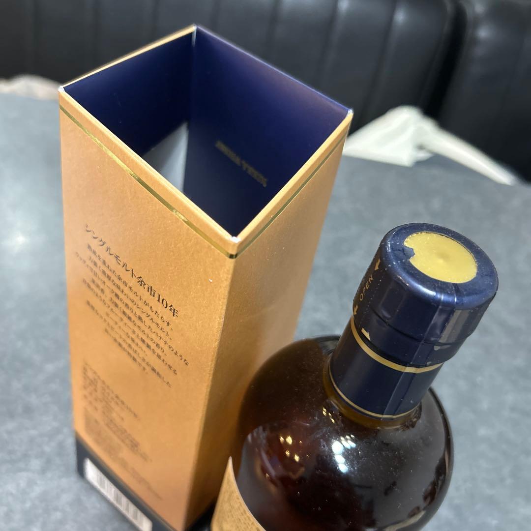 余市10年　箱付き　アサヒビール　ニッカウイスキー　モルト