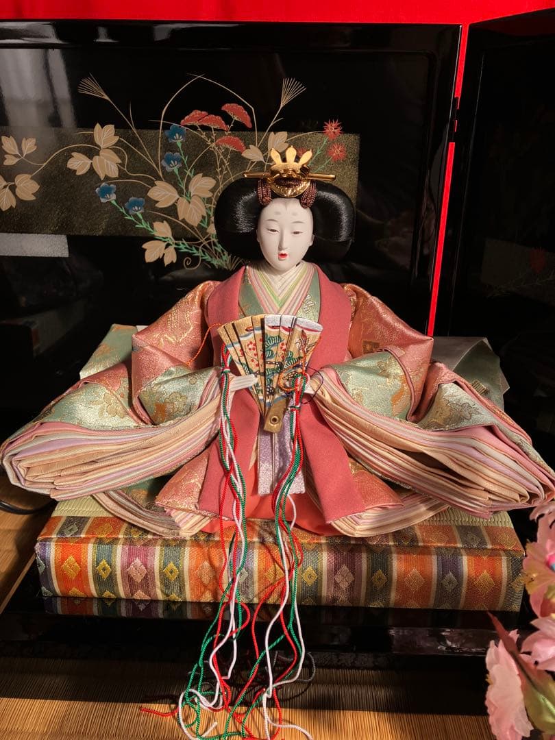 雛人形　雛匠　平安琇山　本頭西陣織　平安十二単　「賀茂」
