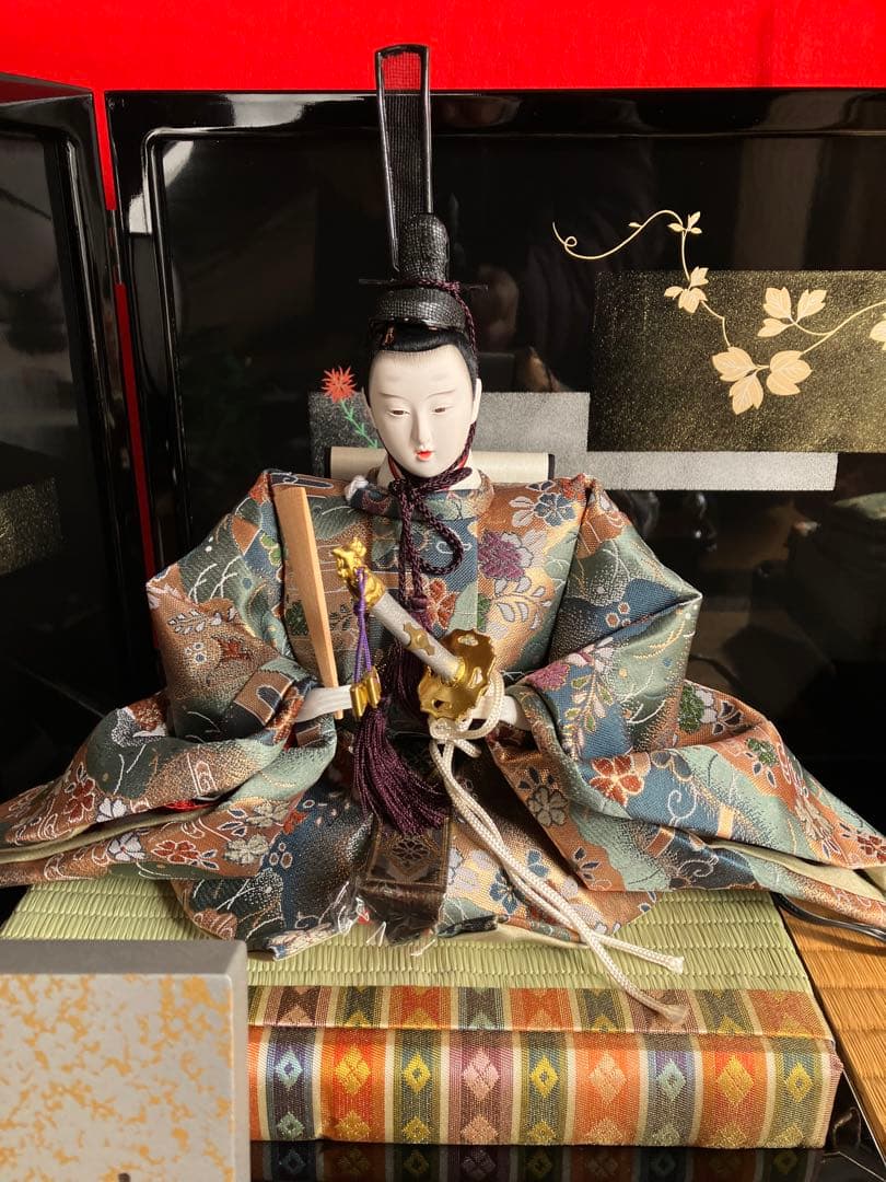雛人形　雛匠　平安琇山　本頭西陣織　平安十二単　「賀茂」