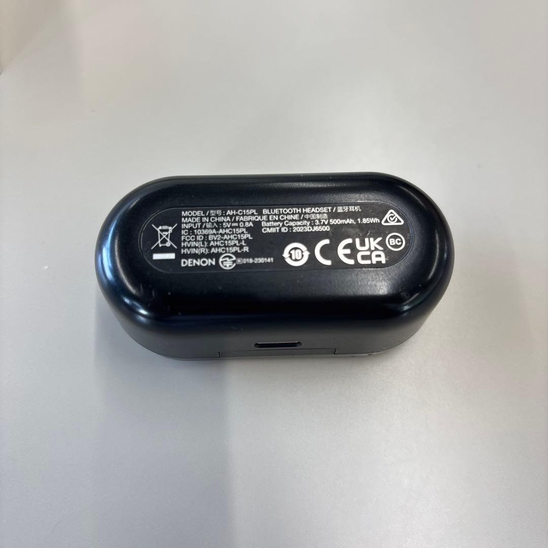 DENON Denon PerL ワイヤレスイヤホン ブラック「ジャンク品」