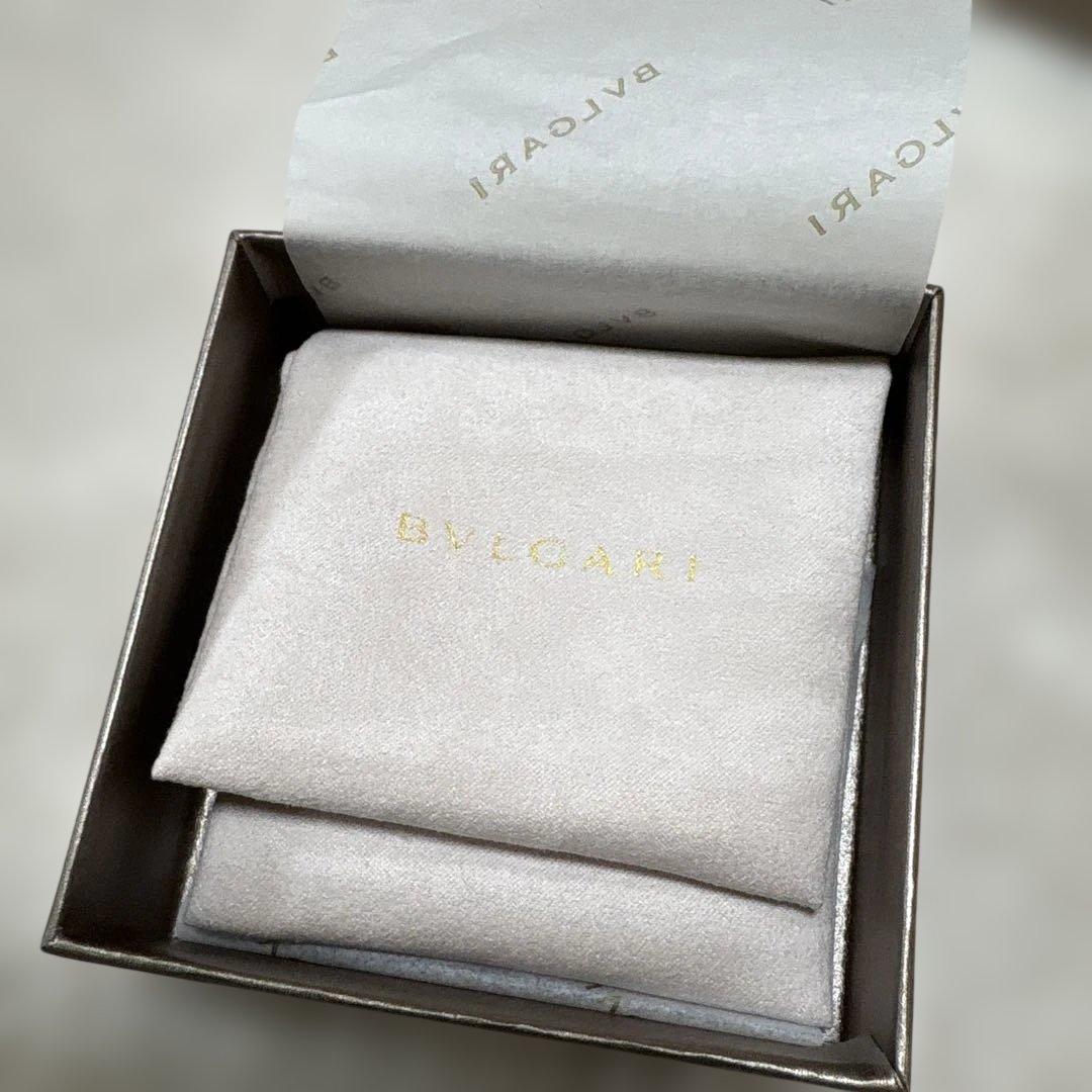◇新品・未使用品◇ BVLGARI メタル３連キーリング　ホワイト