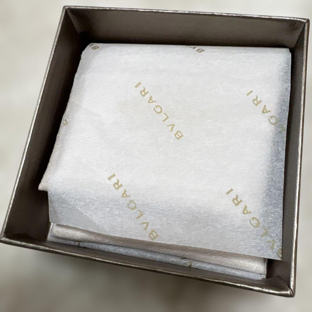 ◇新品・未使用品◇ BVLGARI メタル３連キーリング　ホワイト