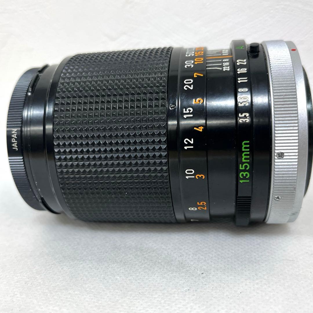 【専用ケース付】CANON LENS FD 135mm 1:3.5 S.C.