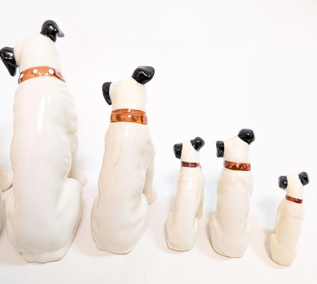 ビクター犬 まとめて 10体 陶器製 昭和レトロ 当時物 アンティーク