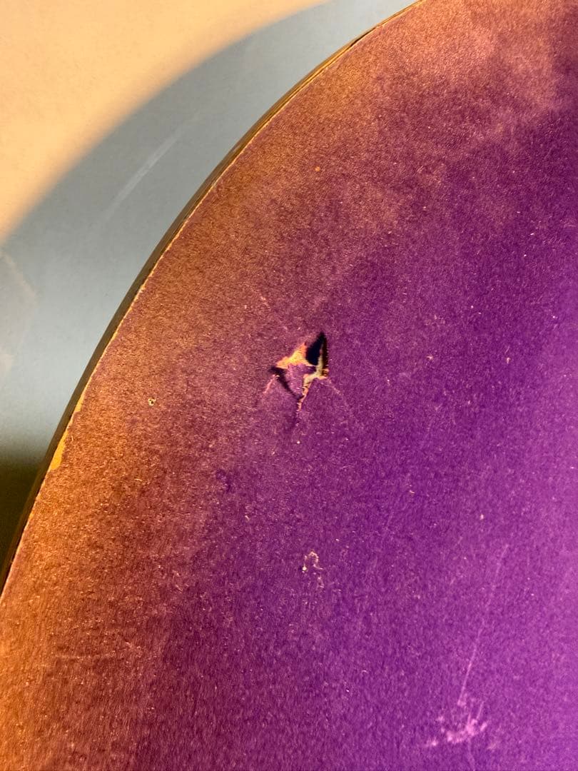 英国アンティーク調 楕円ウォールミラー 木製フレーム