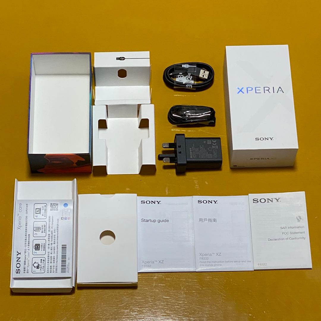 【新品未使用】SONY Xperia XZ F8332 Dual 付属品完備